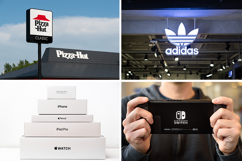 Requirements for brand names and logos in the  store 